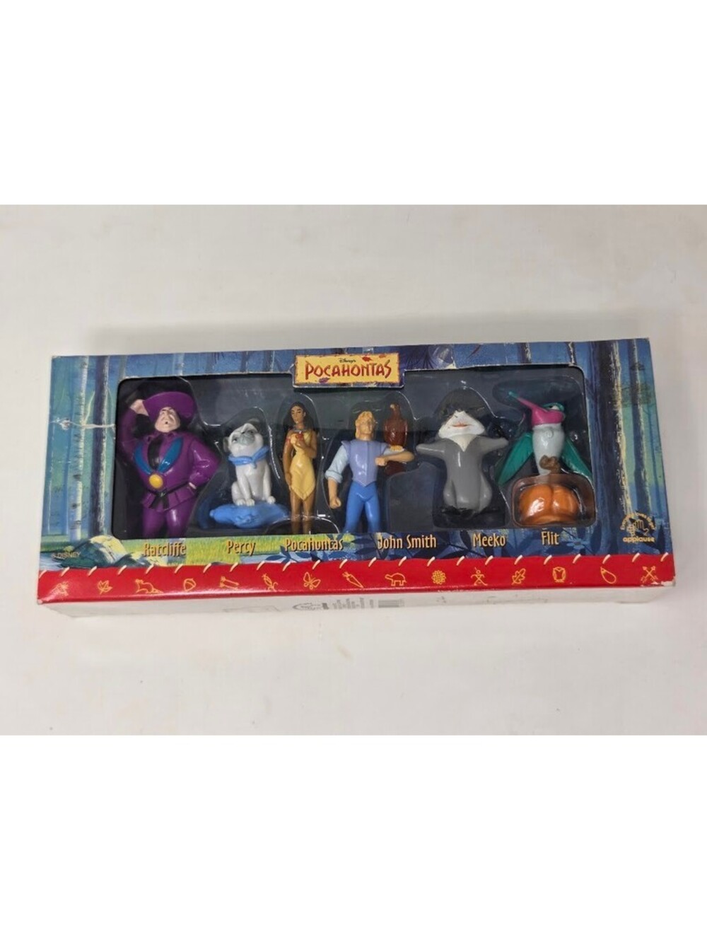 Disney Pocahontas Figurine Gift Set Applause PVC Character Collection Boxed
